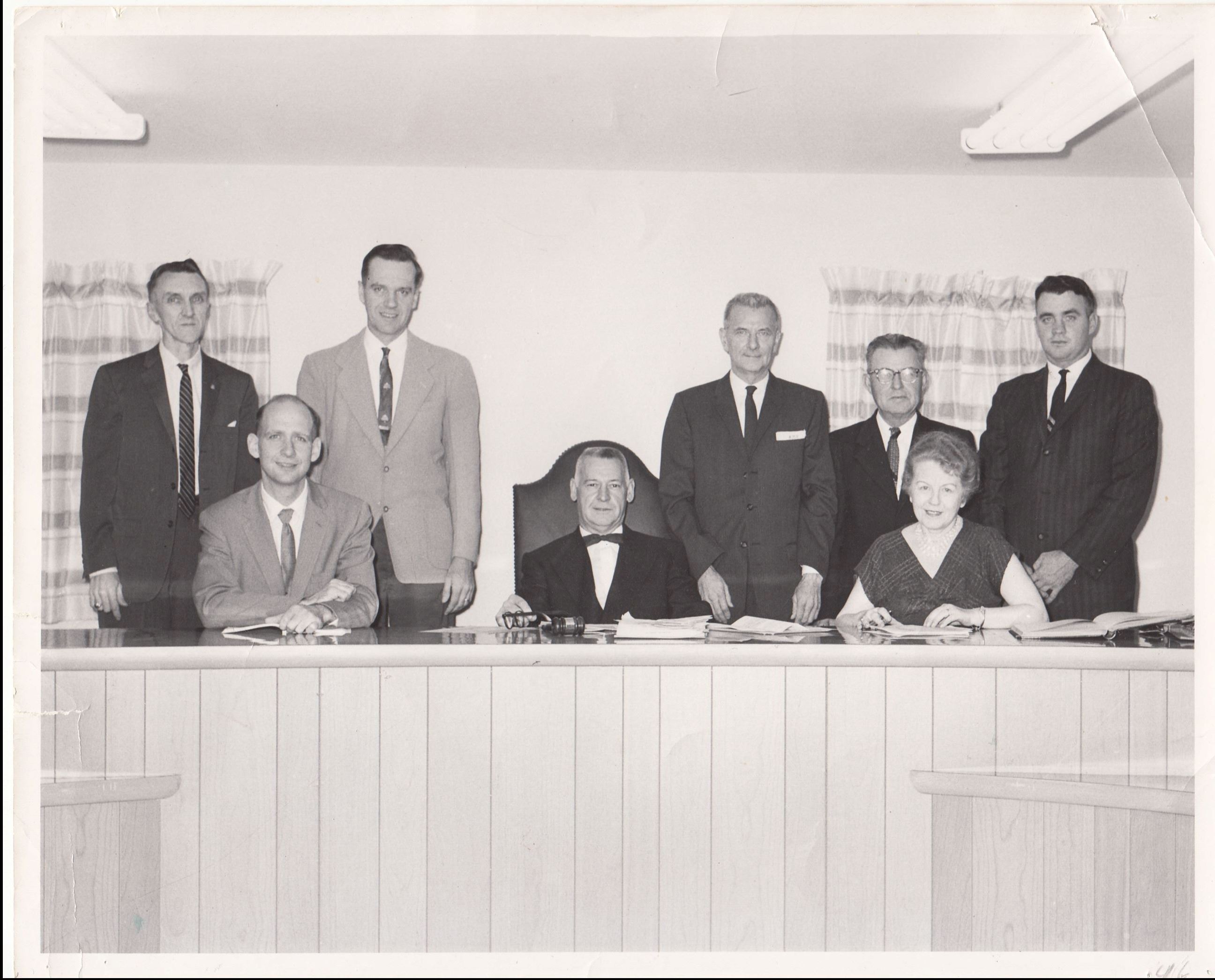 1st village board 1958