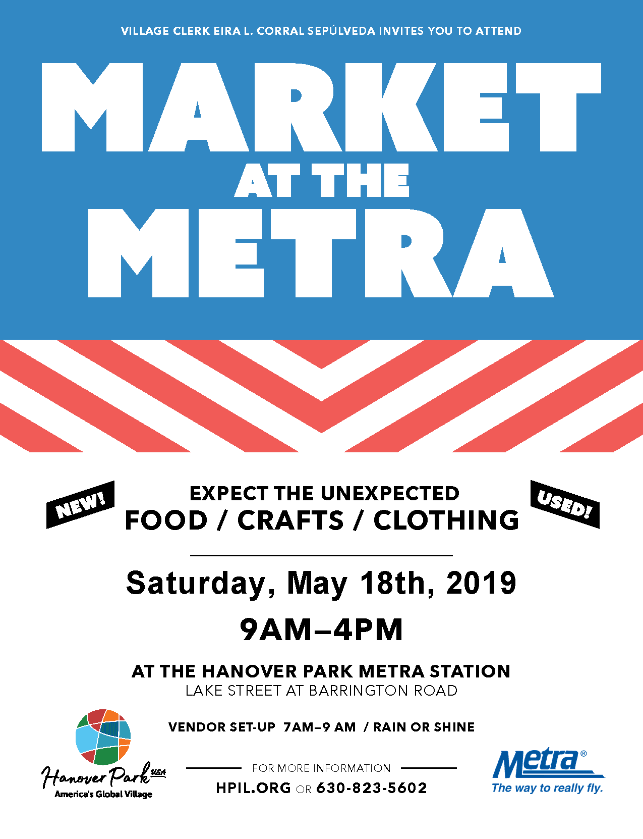 Market at the Metra Flyer
