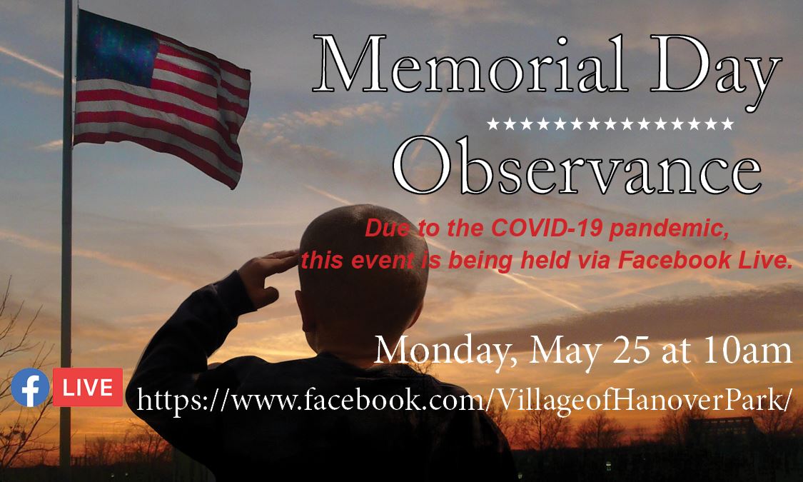 Memorial Day Observance HiLighter Graphic 2020
