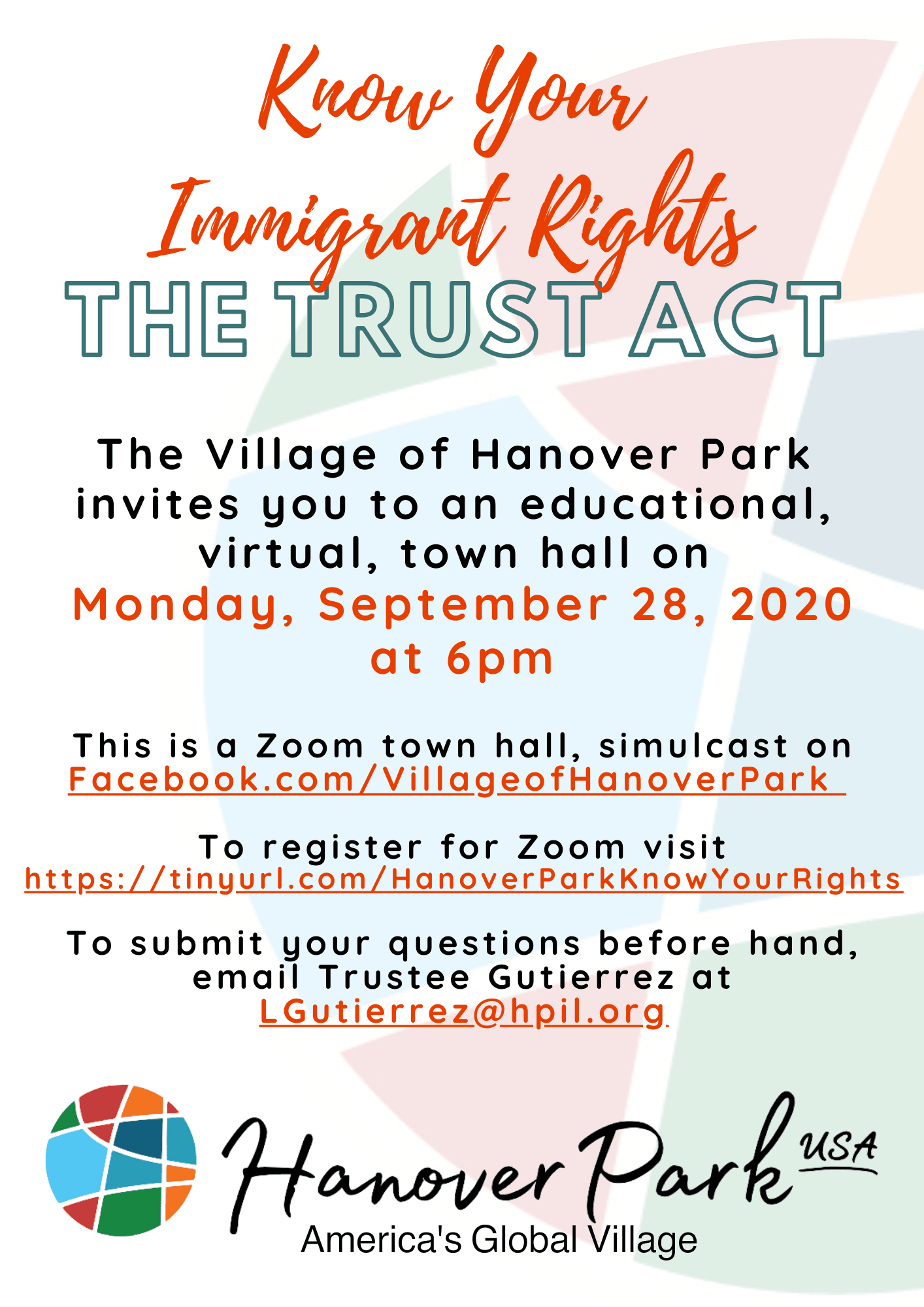 Revised Immigrant Right Flyer