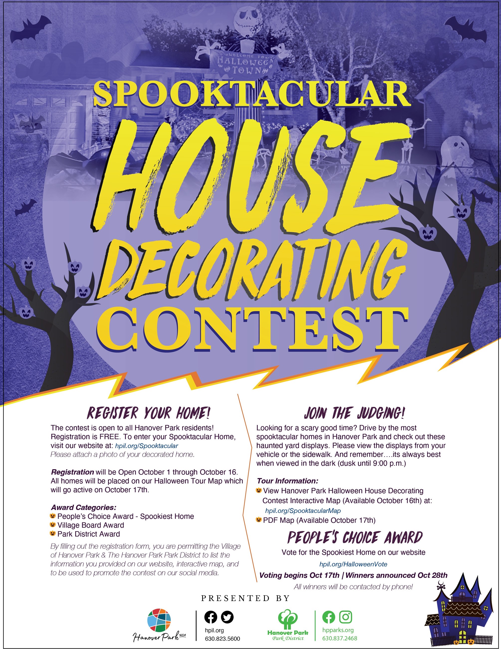 BORDER Fall Spooktacular Halloween Flyer 2022