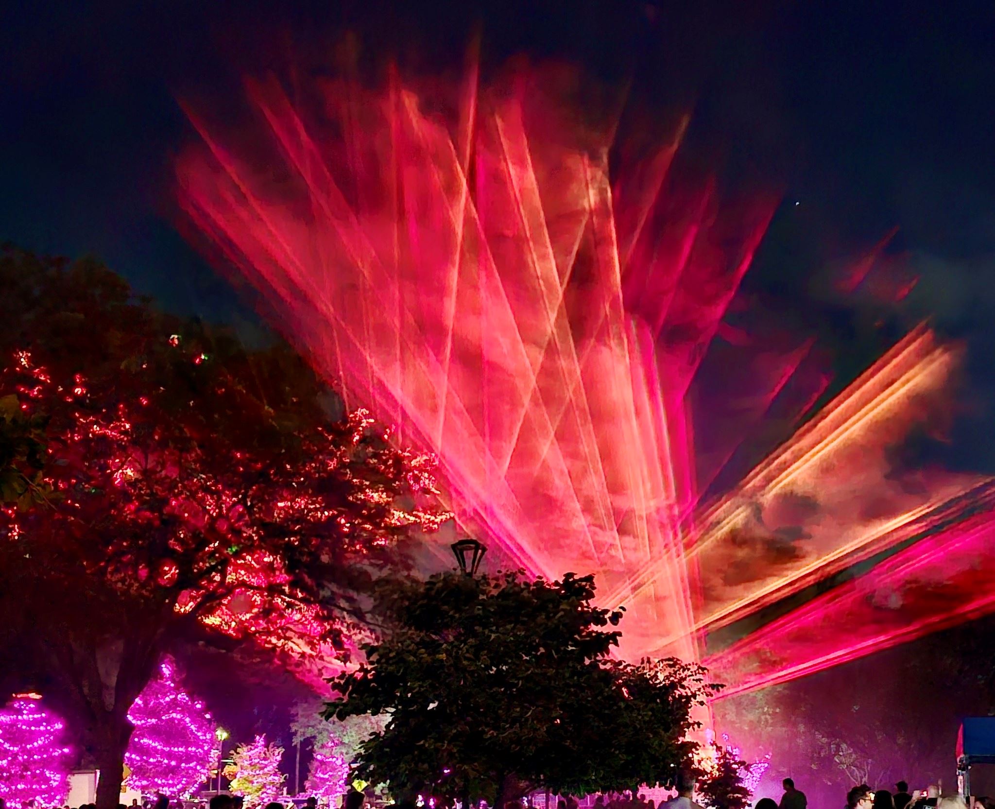 Light Show shot from Summer Soiree