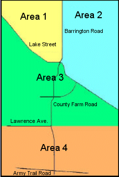 Map of Brush Pickup Areas