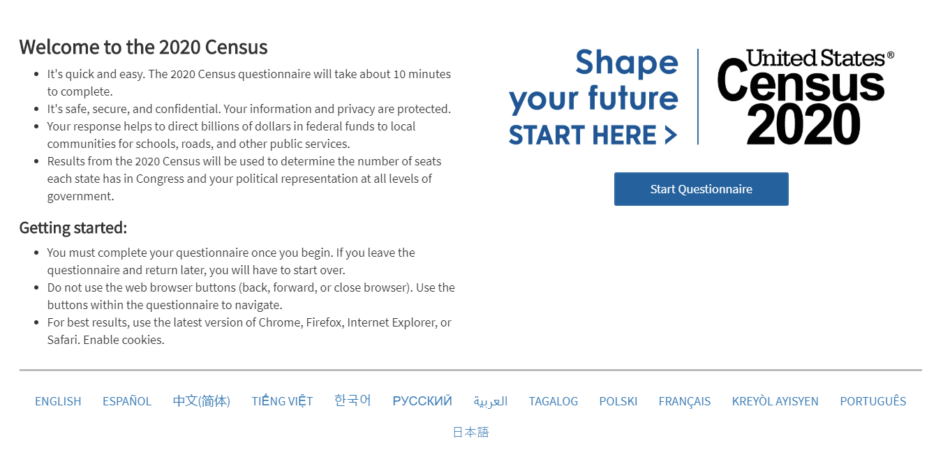 Respond To Census graphic