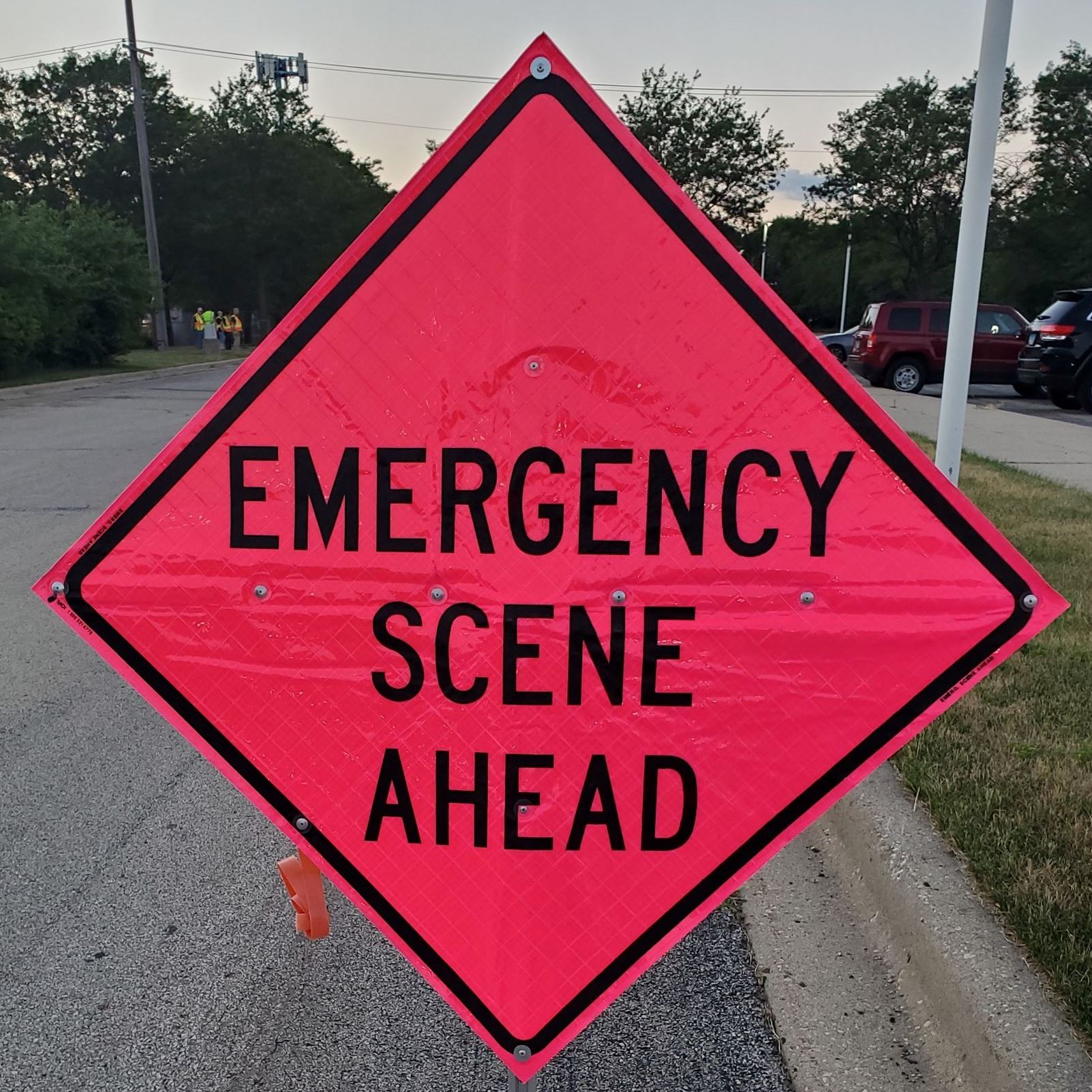 Emergency sign Opens in new window